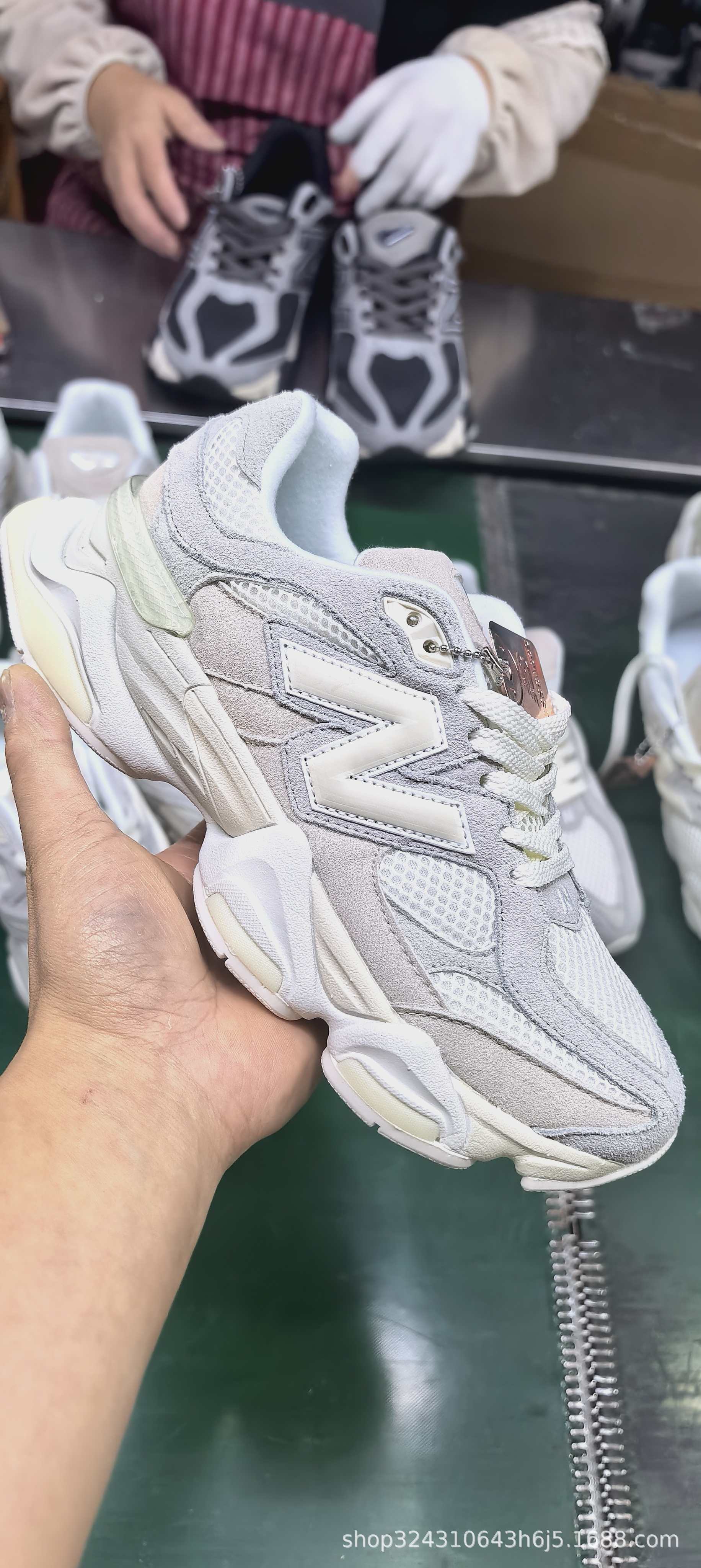 Fabricante Putian venta directa nb9060 milenio pezuña de elefante para hombres y mujeres con una base gruesa elevación deportiva de tendencia milenial para correr
