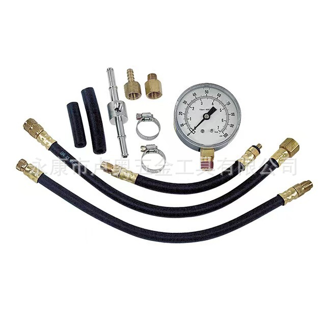 Manómetro de inyección de combustible Manómetro de cilindro de gasolina Manómetro de cilindro Manómetro de combustible Herramienta de manómetro de inyección de combustible