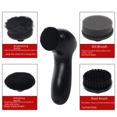 Cross-border new household electric handheld leather shoe brush leather care portable shoe polisher leather care shoe polisher