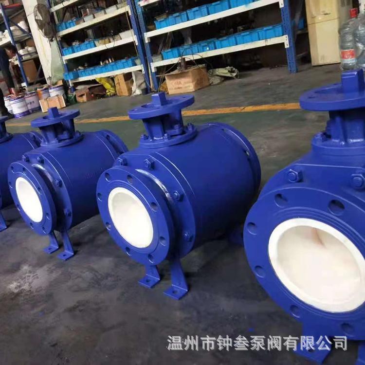 不锈钢衬陶瓷球阀 Q41TC-16P 煤粉煤粉陶瓷法兰球阀 手动陶瓷球阀