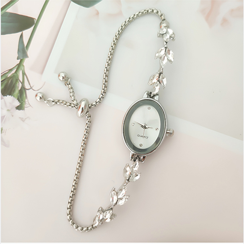 Quartz Movement Simple Style Commute Solid Color Buckle Quartz Watch Women's Watches