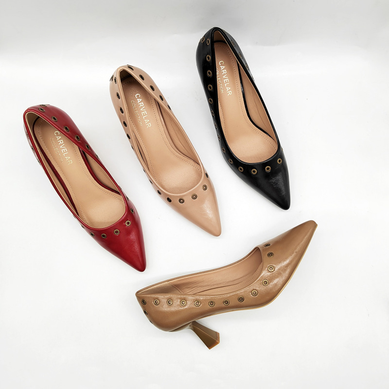 Foreign Trade Fashion French Pointed Toe High Heels, High-End and Elegant Fashion Shoes, Retro Style with Skirts, Comfortable Women's Shoes Foreign Trade Fashion French Pointed Toe High Heels, High-End and Elegant Fashion Shoes, Retro Style with Skirts, Comfortable Women's Shoes