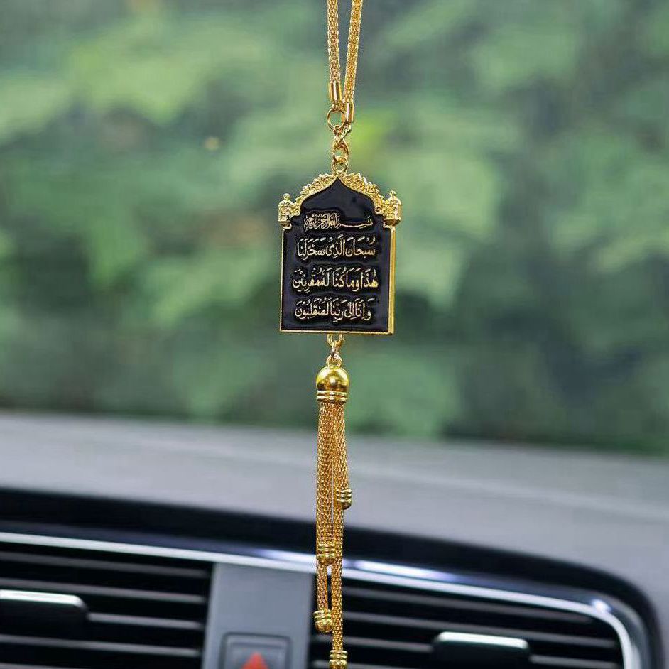 Cross-Border Middle Eastern Saudi Style Multi-Color Fashion Pendants, Car Rearview Mirror Pendants, Accessories with Various Styles, Car Pendants