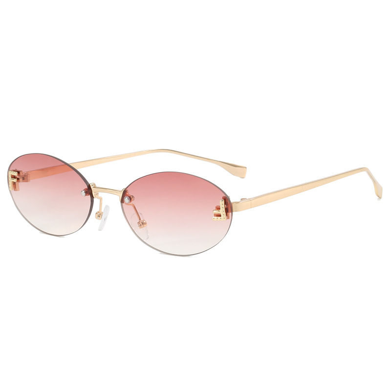 Marco dorado gradiente rojo