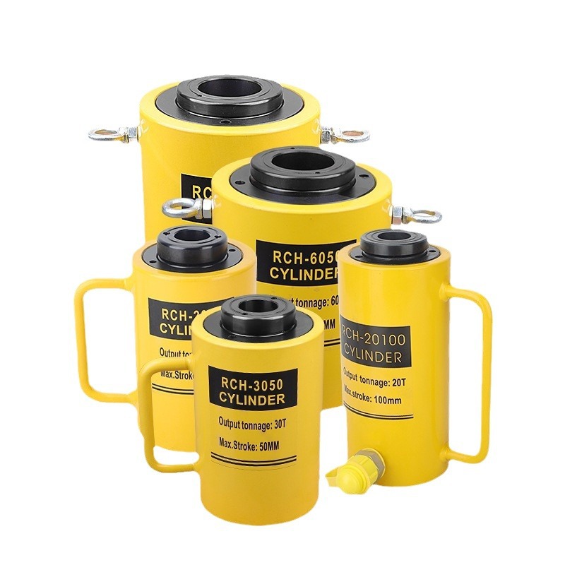 Gato hidráulico hueco tipo dividido RCH-20T30T60T100 toneladas