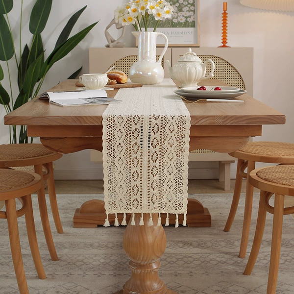 Hollow striped table flag (24cm)