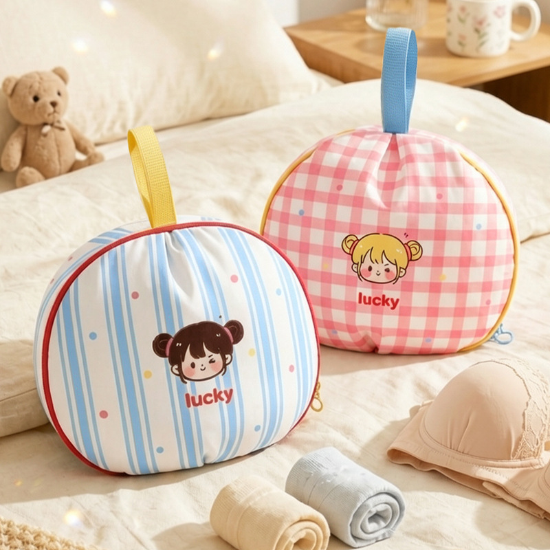 Three-In-One Storage Bag, Large-Capacity Shell Bag, Travel Portable Underwear Storage Bag, Multi-Purpose Machine Washable Storage Bag