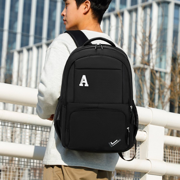 Mochila urbana simple para hombres nueva gran capacidad de viaje multicapa mochila de almacenamiento impermeable bolso de hombre ligero