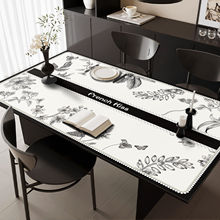 美式复古桌布防水防油免洗轻奢高级感餐桌垫长方形茶几桌面垫