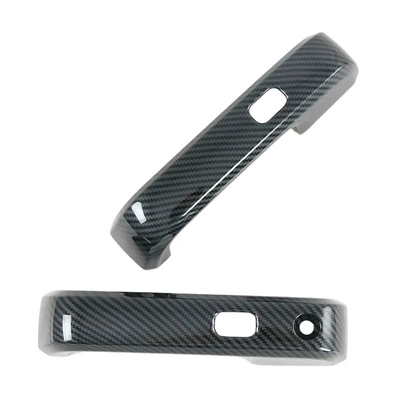 and Rear Emblems, Other Automotive Exterior Supplies - abs-carbon-fiber-pattern-smart-handle-two-doors