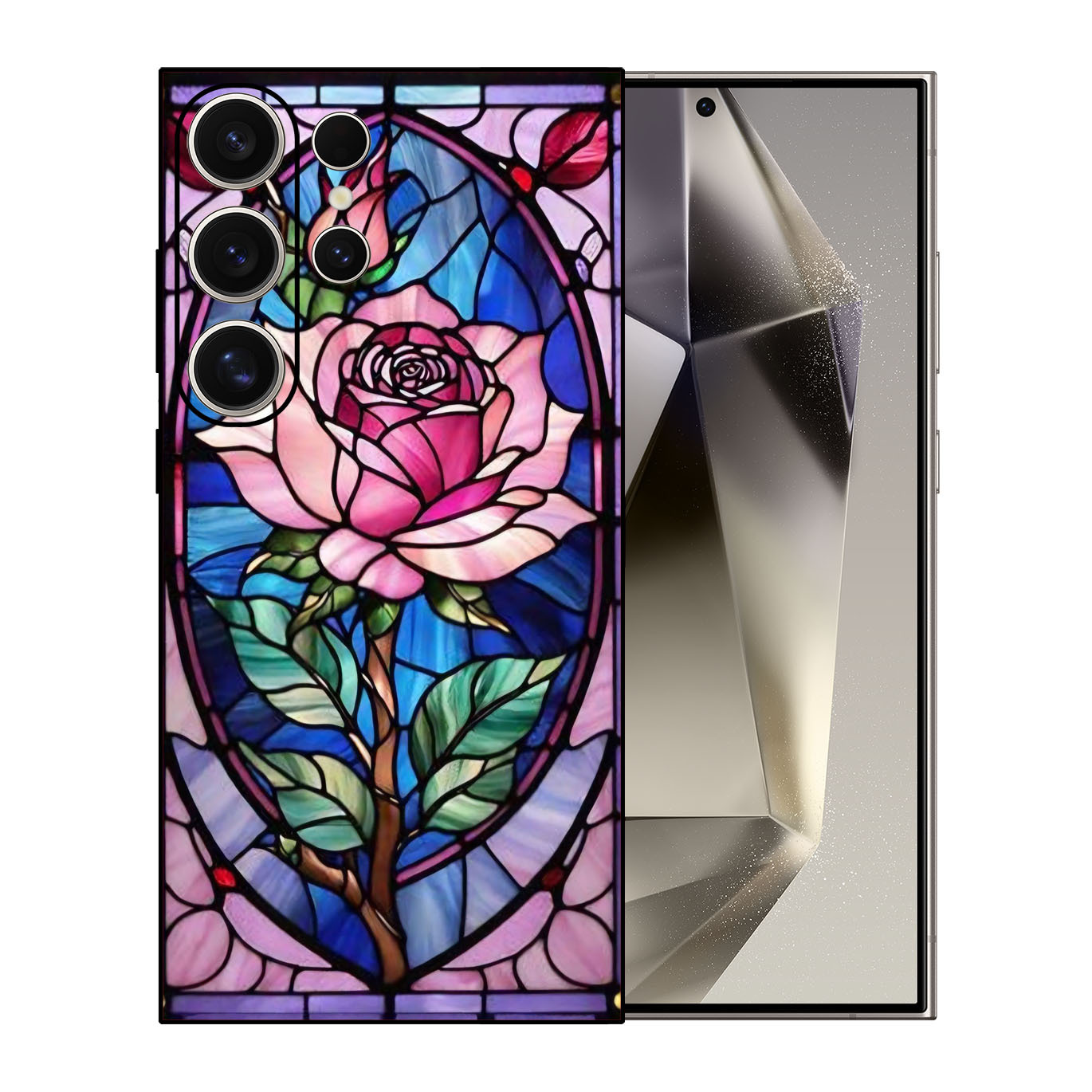 Samsung S25ULTRA estuche de teléfono A17 flor esmerilado S26 estuche de protección S24 estuche suave TPU A07