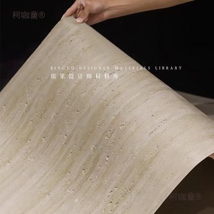 Soft Roman Travertine Soft Stone Imitation Stone Veneer Travertine Board Rammed Earth Board Flexible Stone Soft Porcelain Exterior Metabo