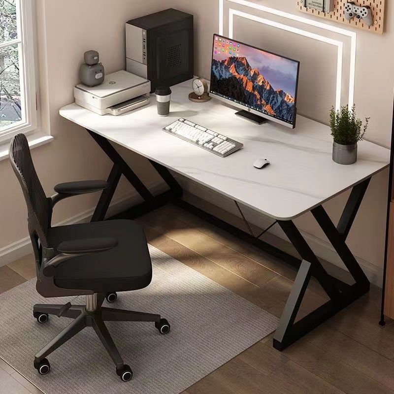Simple Thickened Slate Simple Computer Desk Desktop Study Home Desk E-Sports Table Bedroom Student Writing Desk