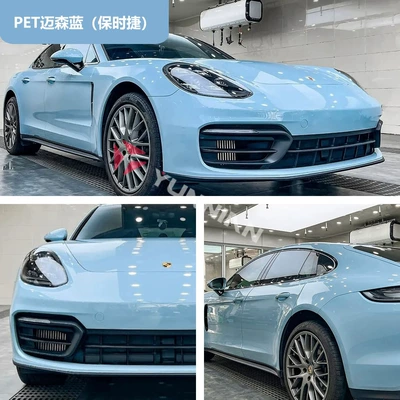 Auto Color Change Film, Crystal Color Changing Film Pvc Full - pet-meissen-blue-porsche-15216m