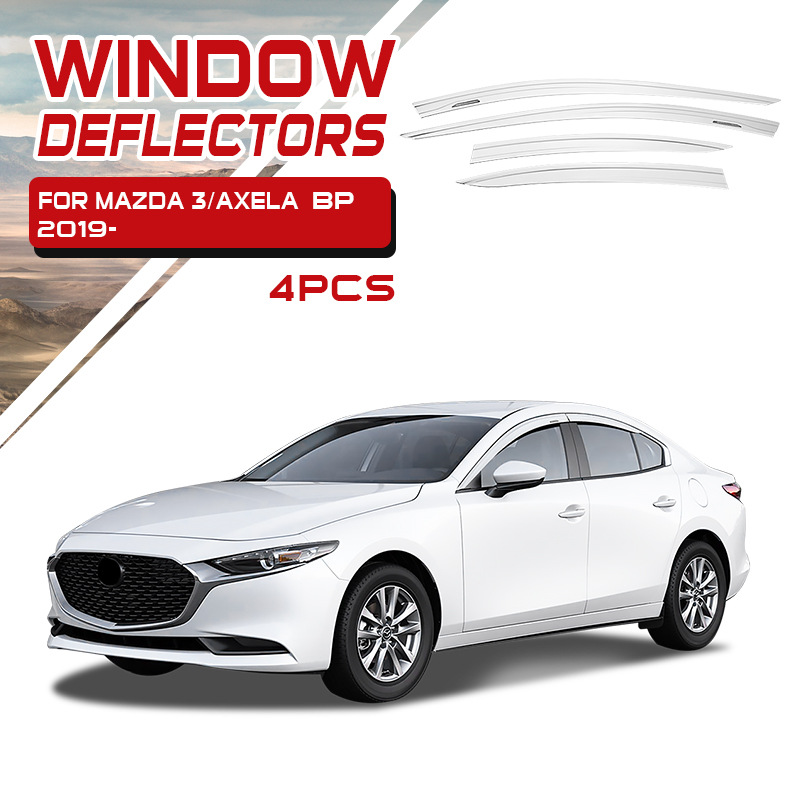 Tenxinrui es adecuado para Mazda 3 lluvia ceja modificación platino lluvia escudo onksela ventana lluvia escudo Accesorios
