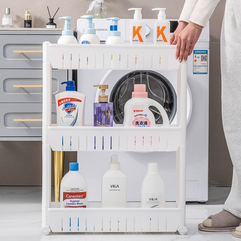 gabinete de hendidura gabinete de almacenamiento de baño refrigerador armario de hendidura piso multicapa gabinete de acabado ultra estrecho gabinete de borde