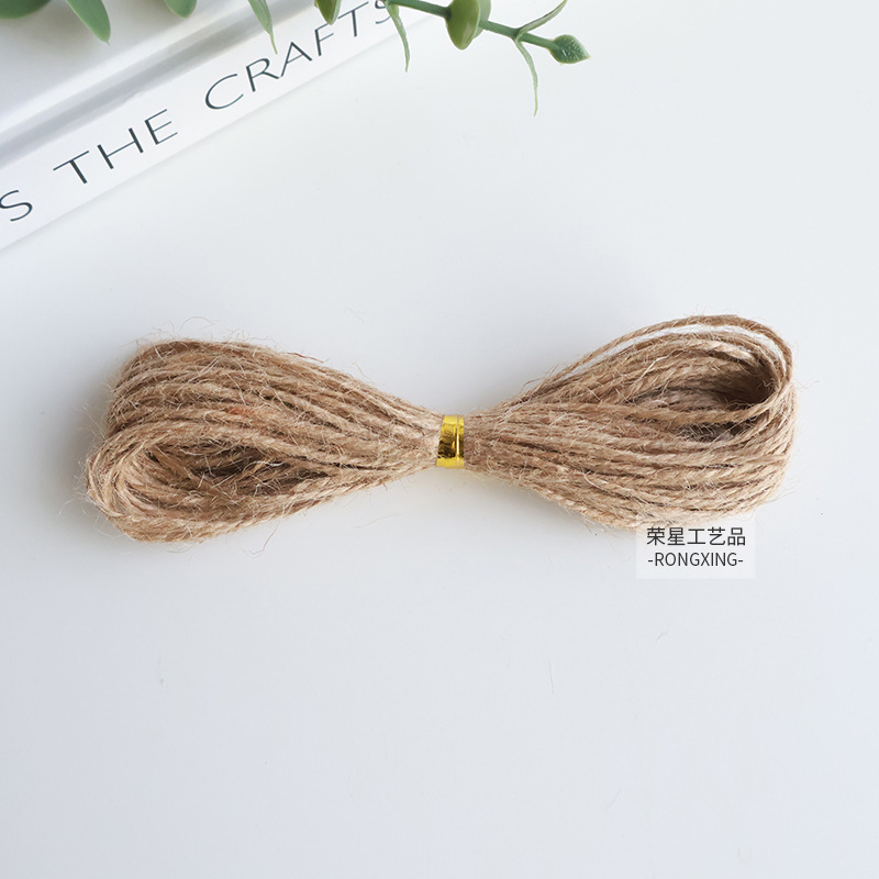 Cuerda de cáñamo Cuerda de cáñamo de bricolaje Cuerda hecha a mano de alta calidad Cuerda de cáñamo de grosor natural Adornos artesanales Cuerda de encuadernación colgante al por mayor image 8