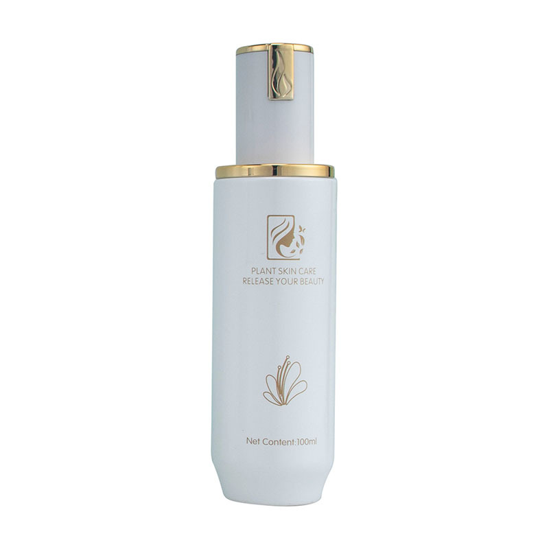 En stock suministro botella de embalaje cosmético salón de belleza cuidado de la piel traje sub-botella loción hidratante botella vacía de vidrio