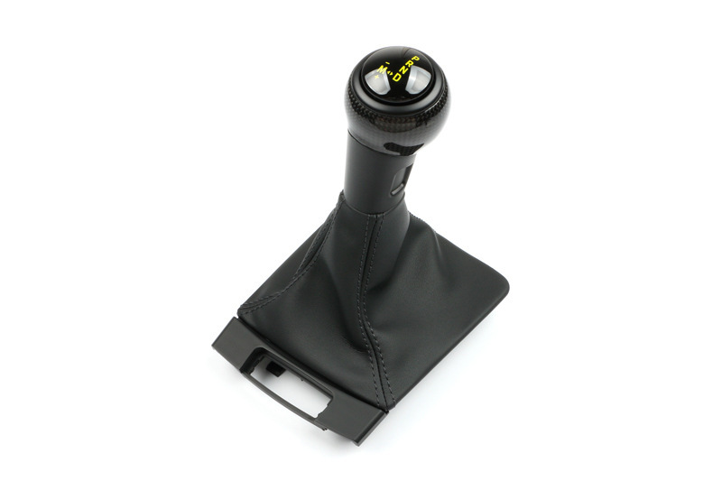 Suitable for Porsche GT4 gear shift knob, 718 Cayman, 911, Boxster, genuine leather, suede, carbon fiber gear shift cover