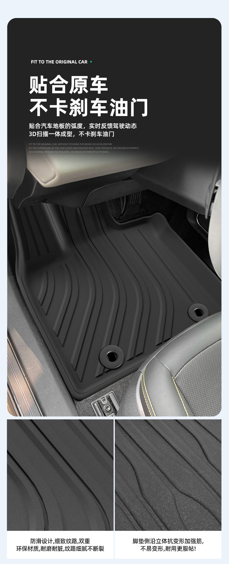 Suitable for 25 Toyota Bz5 Car Floor Mats, Dirt-Resistant and Waterproof, Special Car Floor Mats, Tpe Floor Mats, Trunk Mats