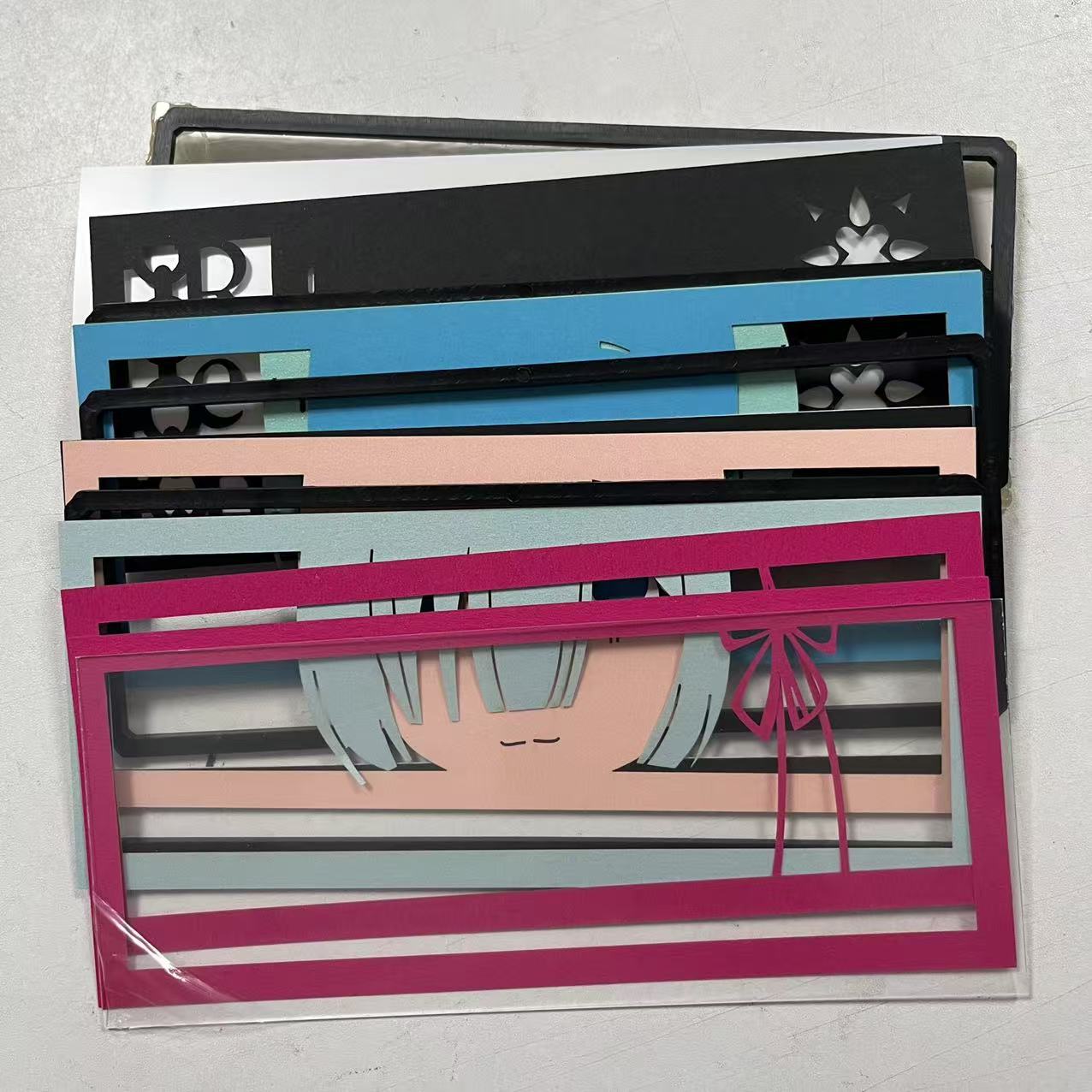 7-14层立体卡纸激光雕刻动漫纸雕灯雷姆海贼王七龙珠跨境热卖礼物