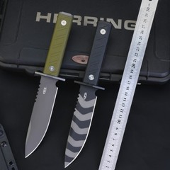 零误差 ZT0006G10柄直刀高硬度厨房家用户外露营多功能便携工具刀