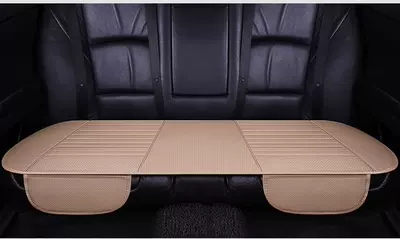 Seat cushion, seat cover – Daifa car seat cushion four seasons - beige-rear-without-bamboo-charcoal