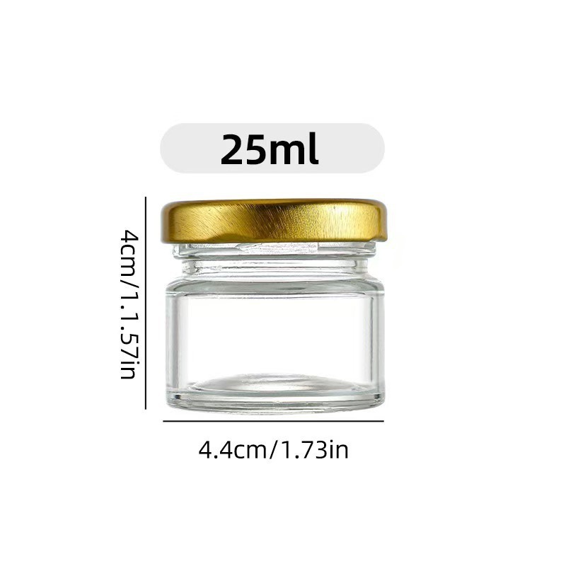 45ml六棱玻璃蜂蜜果酱瓶酱菜瓶罐头瓶试吃小号喜蜜瓶密封分装瓶子|undefined