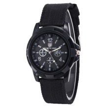外贸热销男士手表尼龙带男款手表潮流运动石英手表简约男款表批发
