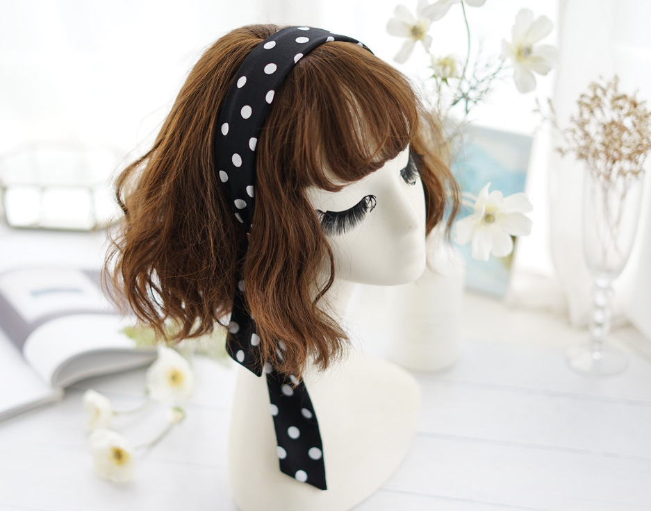 New Fashion Floral Satin Ribbon Silk Scarf Tie Headband display picture 10