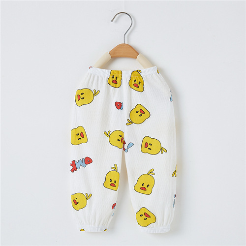 Baby Summer Boys' Pants Thin Girls' Infant Lantern Pants Children's Clothing Pants Category Pure Cotton Mosquito-Proof Pants