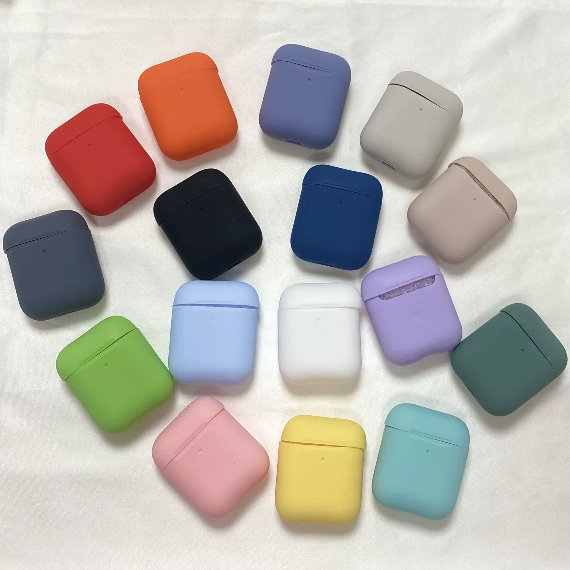 Apple, совместимые наушники, силиконовый разделительный защитный чехол, bluetooth, 2