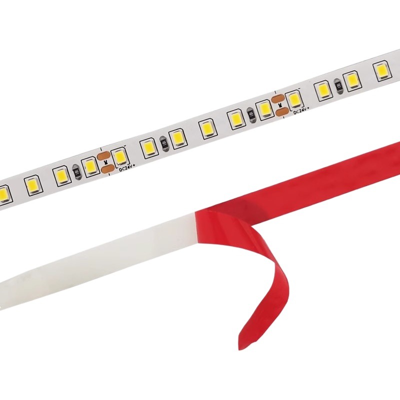 Lámpara led con tablero desnudo autoadhesivo de 24v, luz lineal de tira de bajo voltaje, ranura de aluminio, gabinete de techo de sala de estar, luz lineal