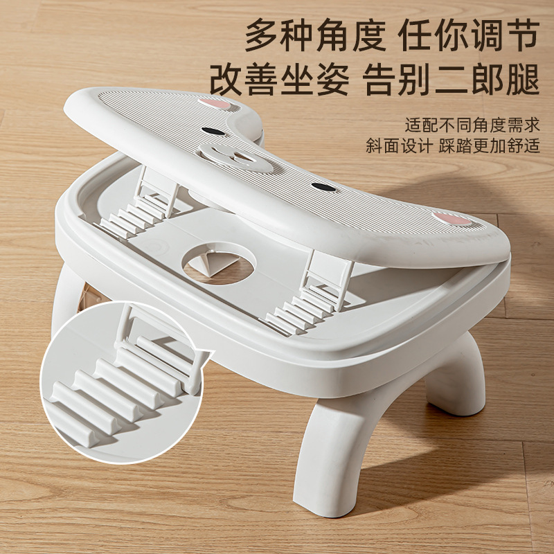 新款轻奢透明小凳子家用换鞋凳创意儿童矮凳客厅茶几旁边脚踩凳|undefined