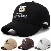 棒球帽子男秋冬季字母刺绣韩版鸭舌帽太阳帽户外休闲遮阳帽