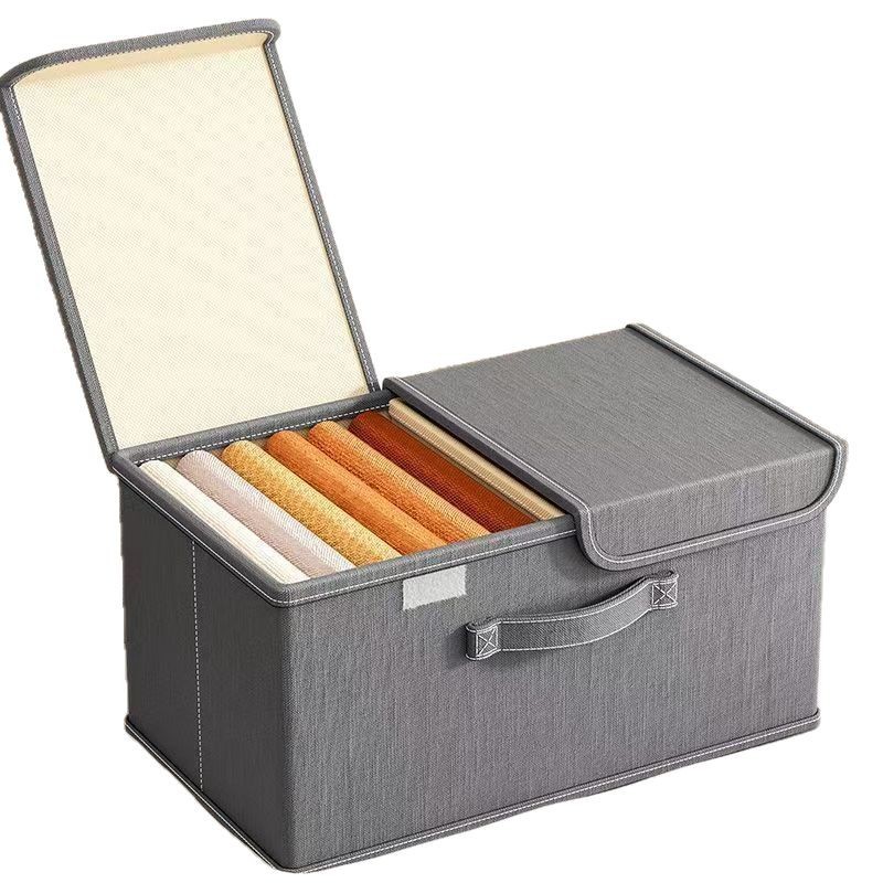 防塵衣類収納ボックス 衣類仕分け整理ボックス 折りたたみ式ワードローブ 防湿パンツ収納ボックス 大容量