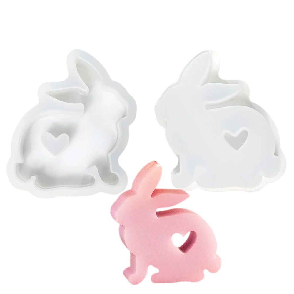 Small glue stick, rabbit, house, silicone mold, DIY