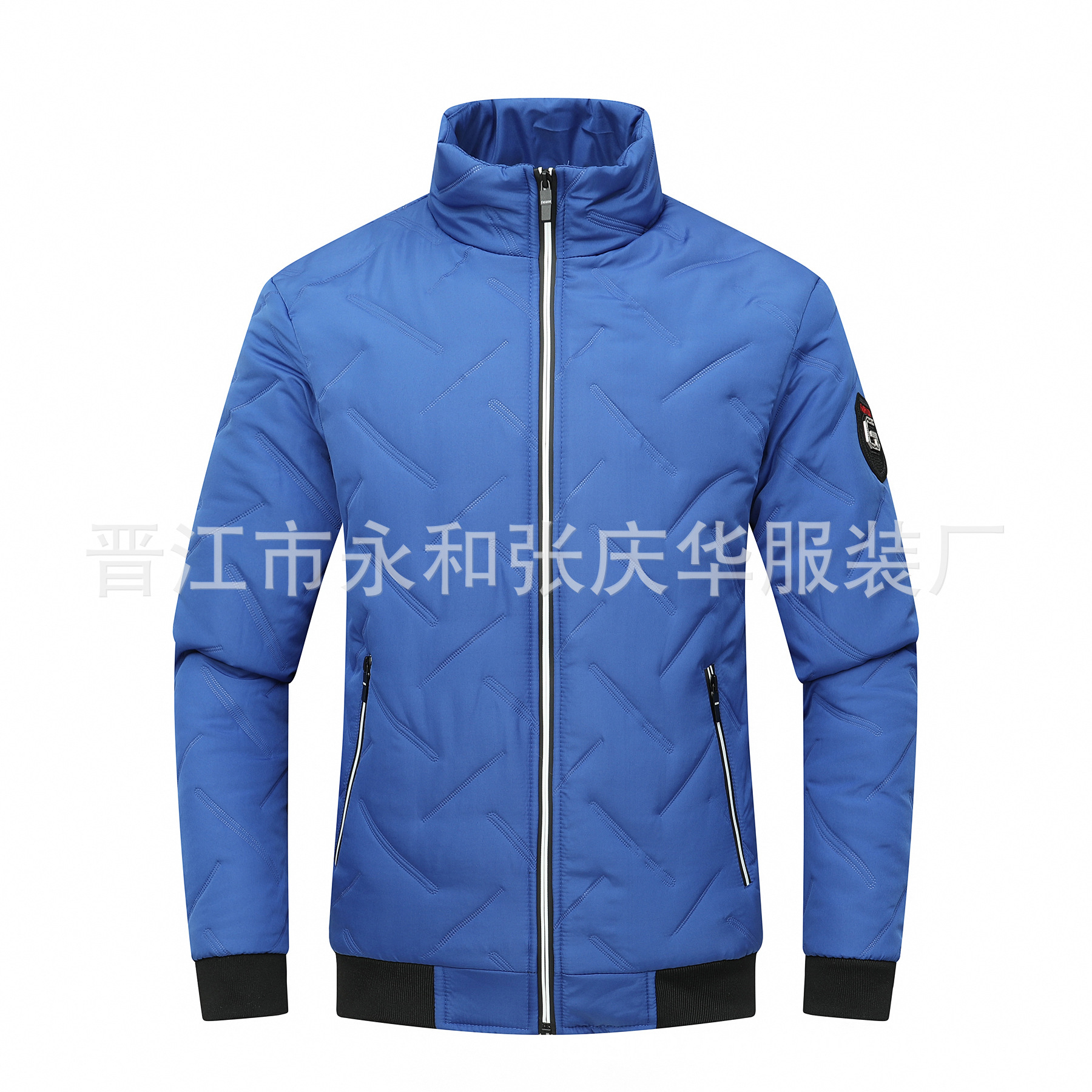 Cross-border 2023 abrigo de algodón acolchado de los hombres de invierno Comercio exterior collar de pie abrigo de algodón acolchado de moda engrosada cálido multicolor abrigo de algodón acolchado al por mayor