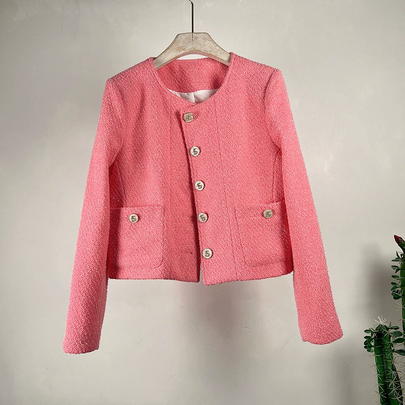 Милая весенняя вязаная куртка, (трансграничная торговля), стиль Chanel