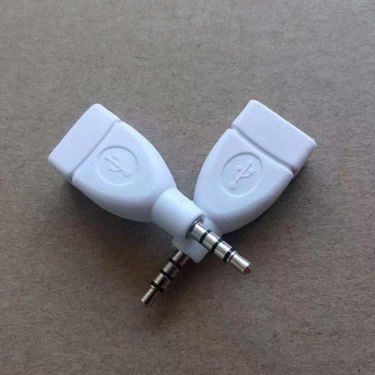 USB аудио адаптер 3.5 USB в 3.5, автомобильный AUX адаптер, USB гнездо в 3.5 мм штекер