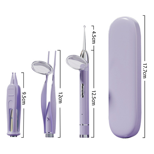 Charging Children's Light-up Ear Scoop, Baby Ear Scoop, Ear Tweezers, Nose Booger Picker, Ear Cleaning Tool, Portable