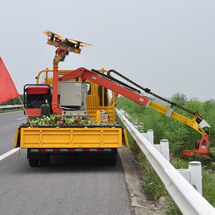 公路绿化带修剪高坡灌木修剪机 伸缩式车载式绿篱剪树机园林修剪