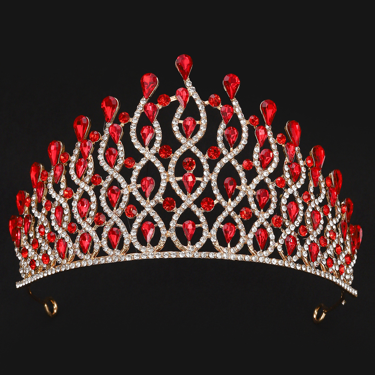 Luxurious Baroque Bridal Crown For Wedding And Princess Pageant_voghion.com