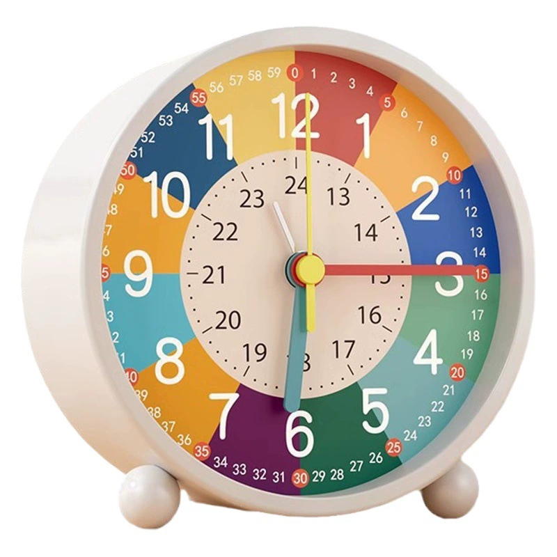 Будильник для студентов и детей специальный артефакт пробуждения креативные настольные часы украшение раннее образование металлический мультфильм маленький будильник