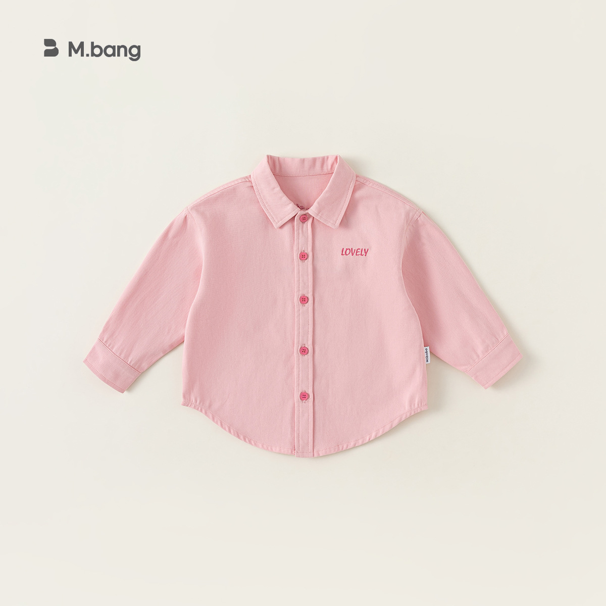 Yubao ropa infantil camisa de niñas nuevo otoño ropa de niños camisa rosa de manga larga coreana 2025 chaqueta de bebé