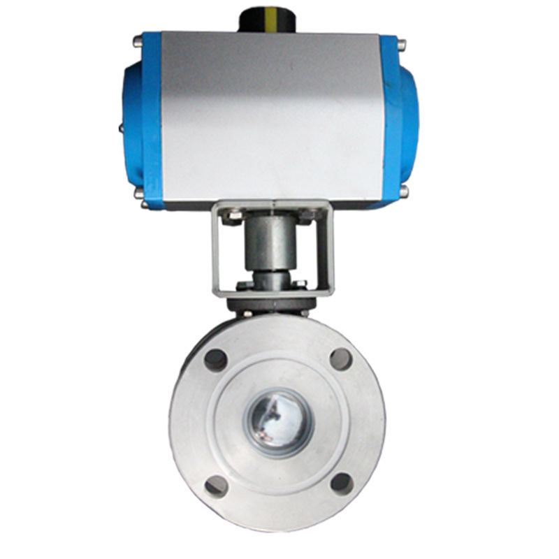 浙江南高供应气动对夹超薄型球阀Q671F-16P DN50 气动对夹球阀