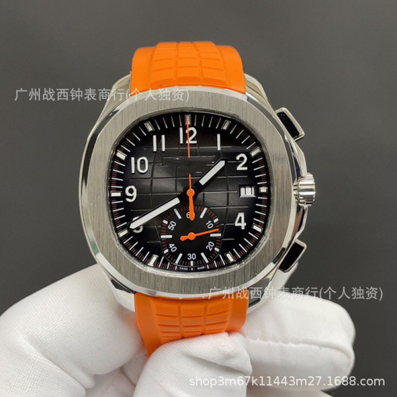 Cross-Border Dropshipping of Ba Jia Shou Lei Men's Fully Automatic Mechanical Rubber Watches Pp Aliexpress Station Western Supply Foreign Trade Batch