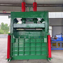 半自动立式40吨二手服装压缩机四开门出口型300吨铝合金打包机