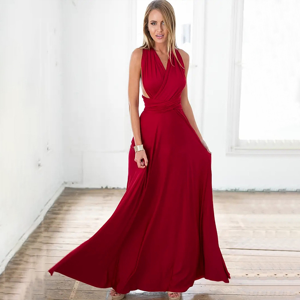 Women's Summer Strappy Maxi Dress