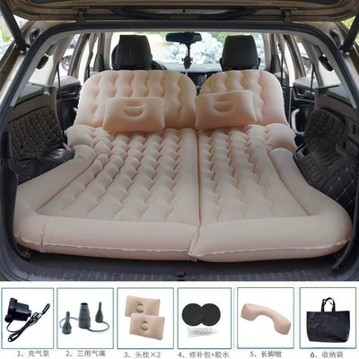 Vehicle-mounted inflatable bed | for the Back Seat - suv175-trunk-rear-seat-length-meter-headrest-electric-pump